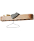 Wandgarderobe 54969 akazie Holz 7 Haken 100,0 x 13,0 cm