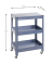 Servierwagen blau 50,0 x 32,0 x 75,0 cm