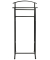 Herrendiener 55503 schwarz Metall 48,0 x 107,0 cm