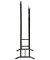 Herrendiener 55503 schwarz Metall 48,0 x 107,0 cm