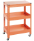 Servierwagen orange 50,0 x 32,0 x 75,0 cm