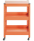 Servierwagen orange 50,0 x 32,0 x 75,0 cm