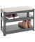 Schuhbank 55817 anthrazit, grau Metall 60,0 cm