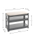 Schuhbank 55817 anthrazit, grau Metall 60,0 cm