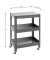 Servierwagen grau 50,0 x 32,0 x 75,0 cm