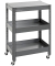 Servierwagen grau 50,0 x 32,0 x 75,0 cm