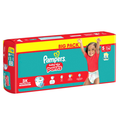 Windeln baby-dry™ BIG PACK  Größe Gr.5 (11-17 kg) für Babys und Kleinkinder