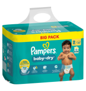 Windeln baby-dry™ BIG PACK  Größe Gr.2 (4-8 kg) für Neugeborene
