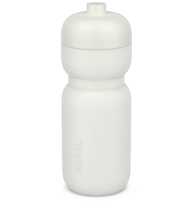 Trinkflasche Squezze Sport ceramic white 0,6 l
