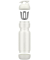 Trinkflasche Shake Sport ceramic white 0,8 l