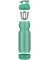 Trinkflasche Shake Sport apple green 0,8 l