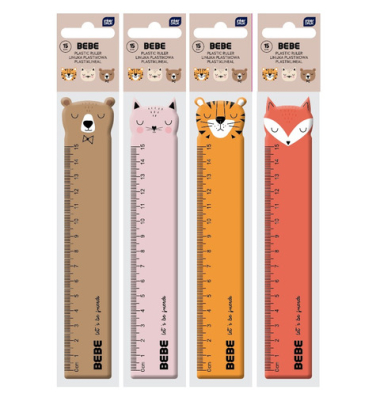 Lineal 15cm BEBE Friends sortiert