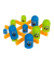 Kinderspiele Tic Tac Toe Monster