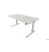 Schreibtisch Easy-UP 160x80 l-grausilb.