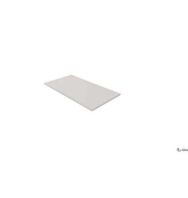 Formatplatte Rechteckform 160x80cm l-gra Formatplatte Rechteckform 160x80cm l-gra