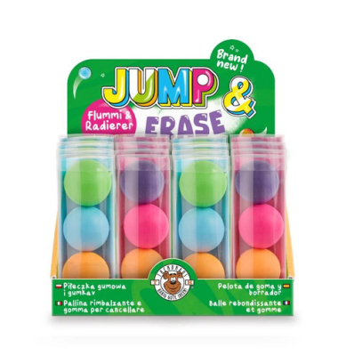 Radierer & Gummispringball sortiert