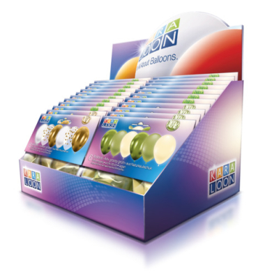 Luftballon Glossy Mix 30BT sortiert