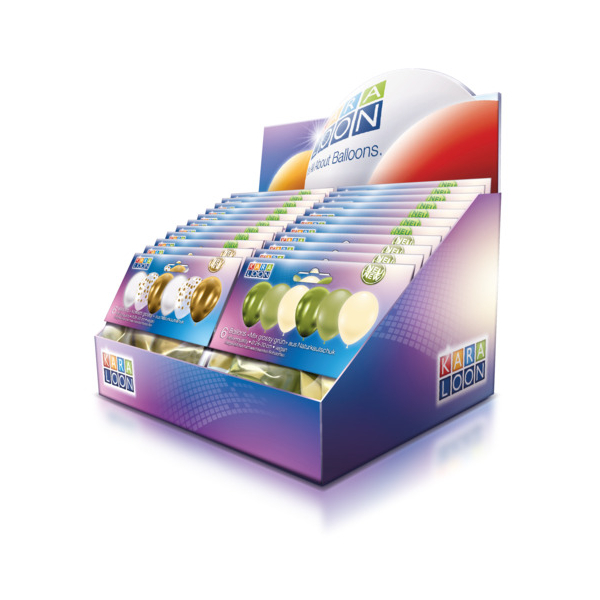 KARALOON Luftballon Glossy Mix 30BT sortiert 4250554619616 KARALOON 30 Stück