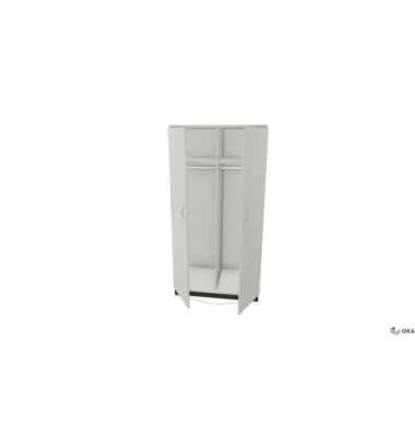 Drehtürenschrank-Garderobenschrank 5OH