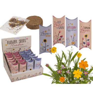 Blumensamen Blumenwiese sortiert