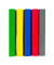 Ringbuch 2765400-99, A4 4 Ringe 25mm Ring-&Oslash; Karton farbig sortiert