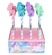 Bleistift mit Radiergummi Einhorn