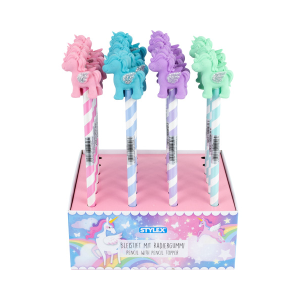 24 Stück Stylex Bleistift, 42146, Härte HB, sortiert 4044186421460 Stylex