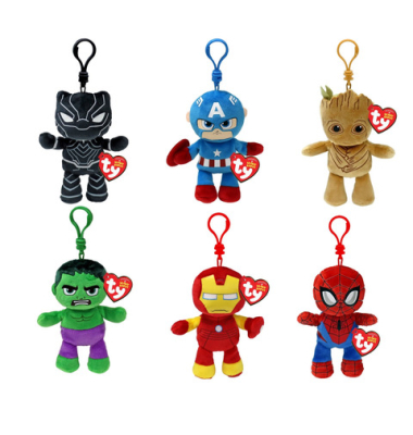 Plüschfigur Marvel 6fach sortiert