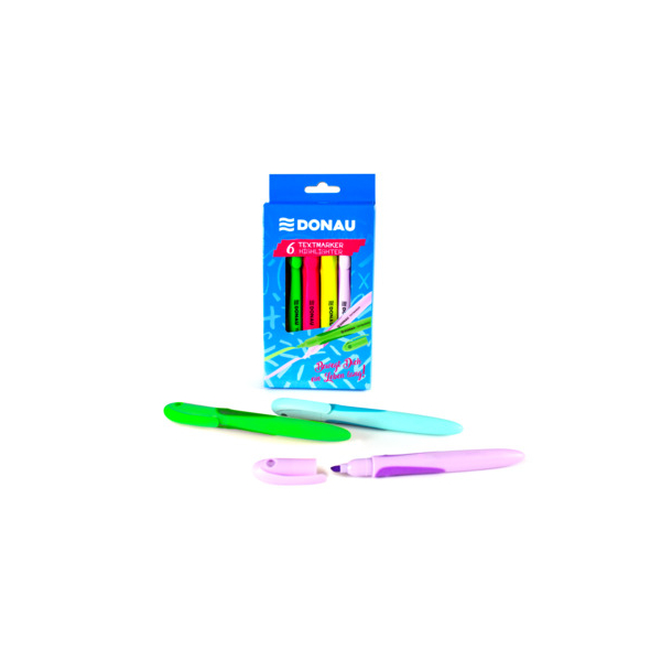 9004546569411 - Textmarkeretui 6 Farben sortiert 9004546569411 Donau 9004546569411 - Textmarkeretui 6 Farben sortiert 9004546569411 Donau