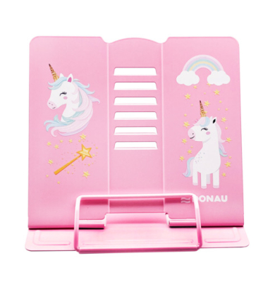 Leseständer Metall Einhorn rosa