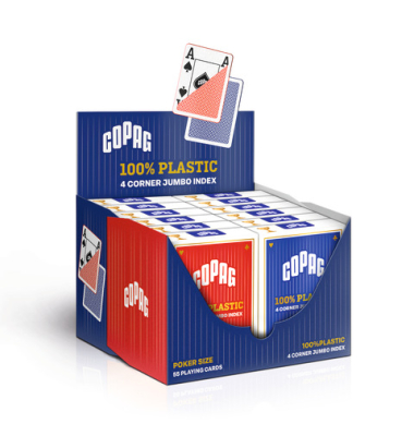 Spielkarten Poker Jumbo Face sortiert