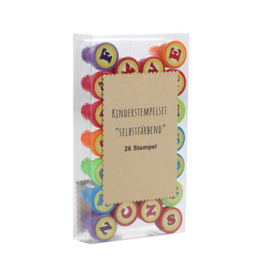 Kinderstempel Selbstfärbend Buchstaben
