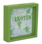 Spardose Kasten (mittel) 746109 , "Ein paar Kr&ouml;ten"