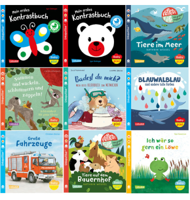Kinderbüchlein 9Titel sortiert