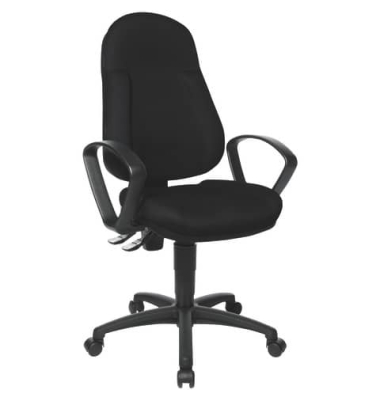 Drehstuhl Wellpoint 10 mit AL B2 schwarz