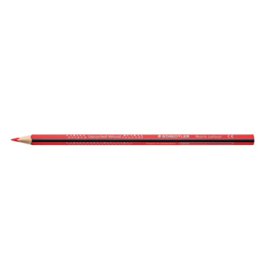 Farbstift dreikant rot