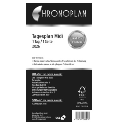Tagesplan Midi 2026