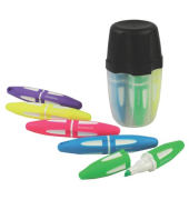 Textmarker 5140011-99, Set, farbig sortiert, 2-4mm Keilspitze
