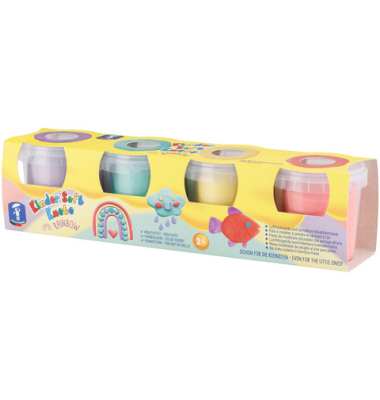 Kinderknete Soft 4DS rainbow pastell