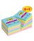 Haftnotizen 654-SSCOS-P8+4, Super Sticky Notes Cosmic Collection, 76x76mm, farbig sortiert (t&uuml;rkis/neongr&uuml;n/tropicalpink)