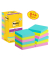 Haftnotizen 654-SSCOS-P8+4, Super Sticky Notes Cosmic Collection, 76x76mm, farbig sortiert (t&uuml;rkis/neongr&uuml;n/tropicalpink)