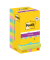 Haftnotizen 654-SSCOS-P8+4, Super Sticky Notes Cosmic Collection, 76x76mm, farbig sortiert (t&uuml;rkis/neongr&uuml;n/tropicalpink)