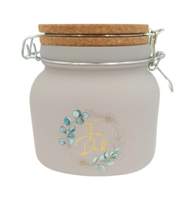 Spardose Glas (klein) 5840 , "F&uuml;r Dich"