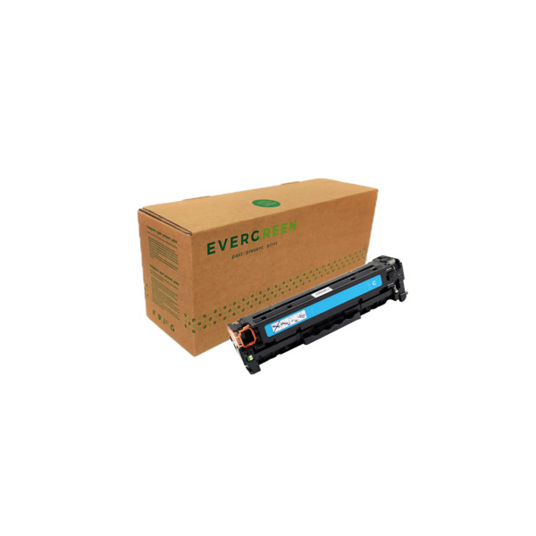 4250164802583 - EVERGREEN Toner EGTHP211AE ersetzt hp CF211A 131A cyan Kapazität 1800 Seiten - 1 Stück (EGTHP211AE)