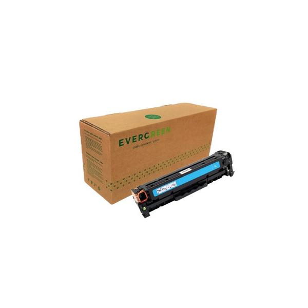 4250164803771 - EVERGREEN Toner EGTHP411AE ersetzt hp CE411A 305A cyan Kapazität 2600 Seiten - 1 Stück (EGTHP411AE)