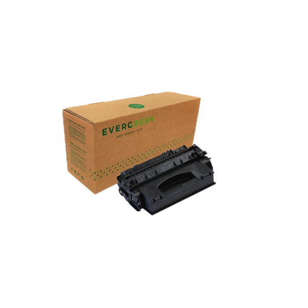 4250164803955 - EVERGREEN Toner EGTHP505XE ersetzt hp CE505X 05X schwarz Kapazität 6500 Seiten - 1 Stück (EGTHP505XE)