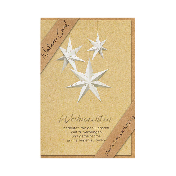 3 Stück BSB D.T.Weihnachtskarten Nature Card 4000867749940 BSB