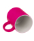 Kaffeebecher Neon pink