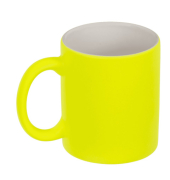 Kaffeebecher Neon gelb