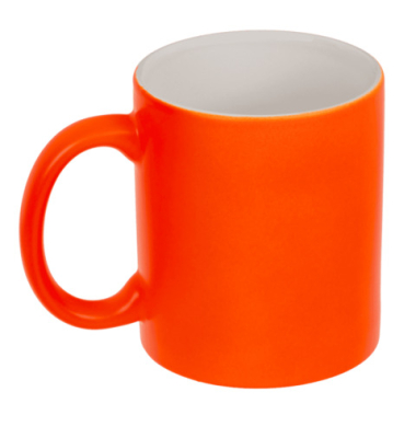 Kaffeebecher Neon orange